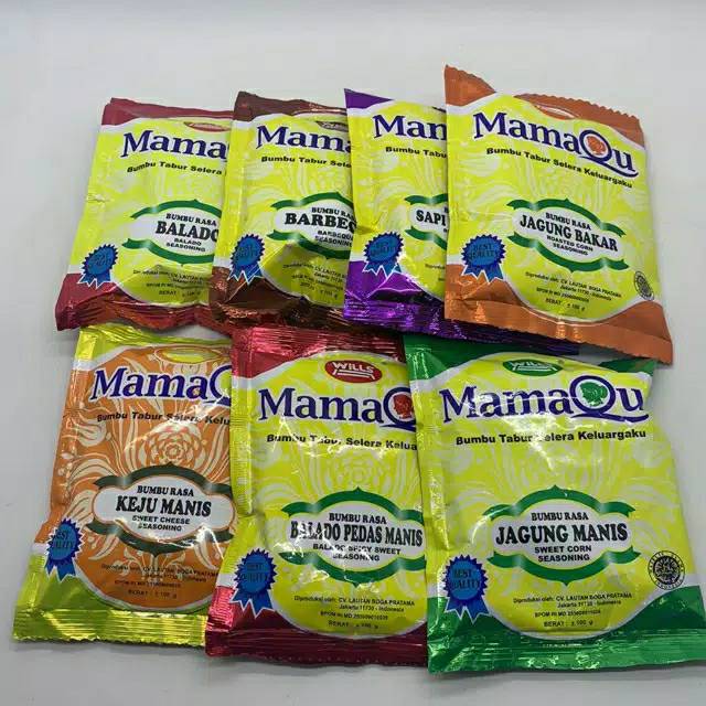 

MamaQu bumbu tabur 100 gram untuk bumbu kerupuk keripik kentang singkong dll