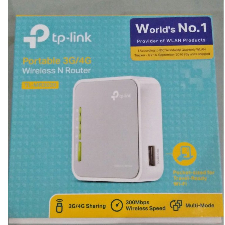 TP LINK Wireless N Router TL MR3020
