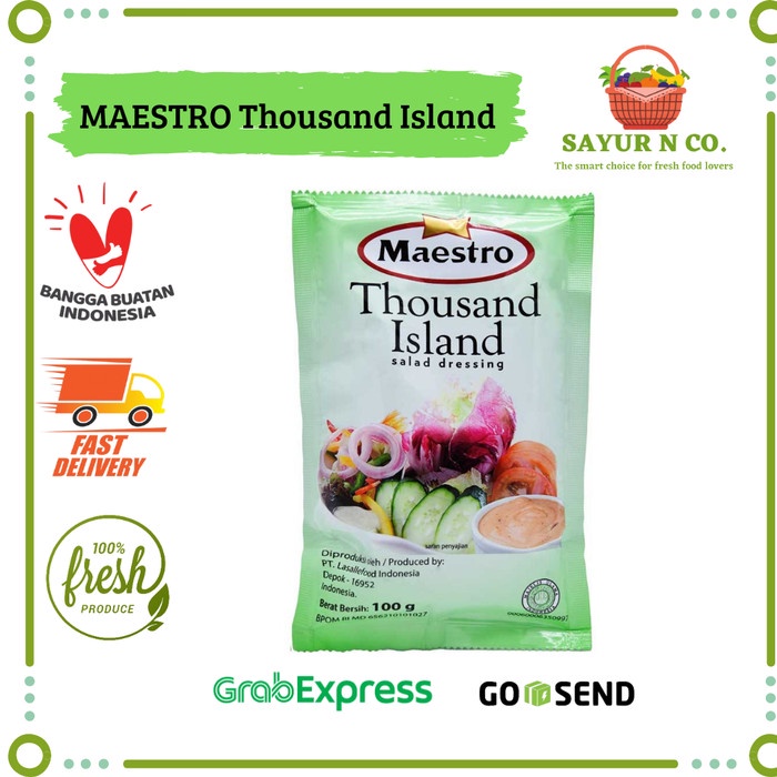 

MAESTRO Thousand Island Salad Dressing | Sayur N Co Bekasi