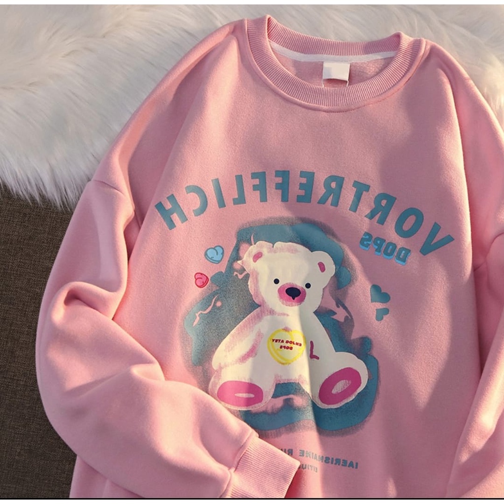 VOTRE DOPS BEAR SWEATER CREWNECK