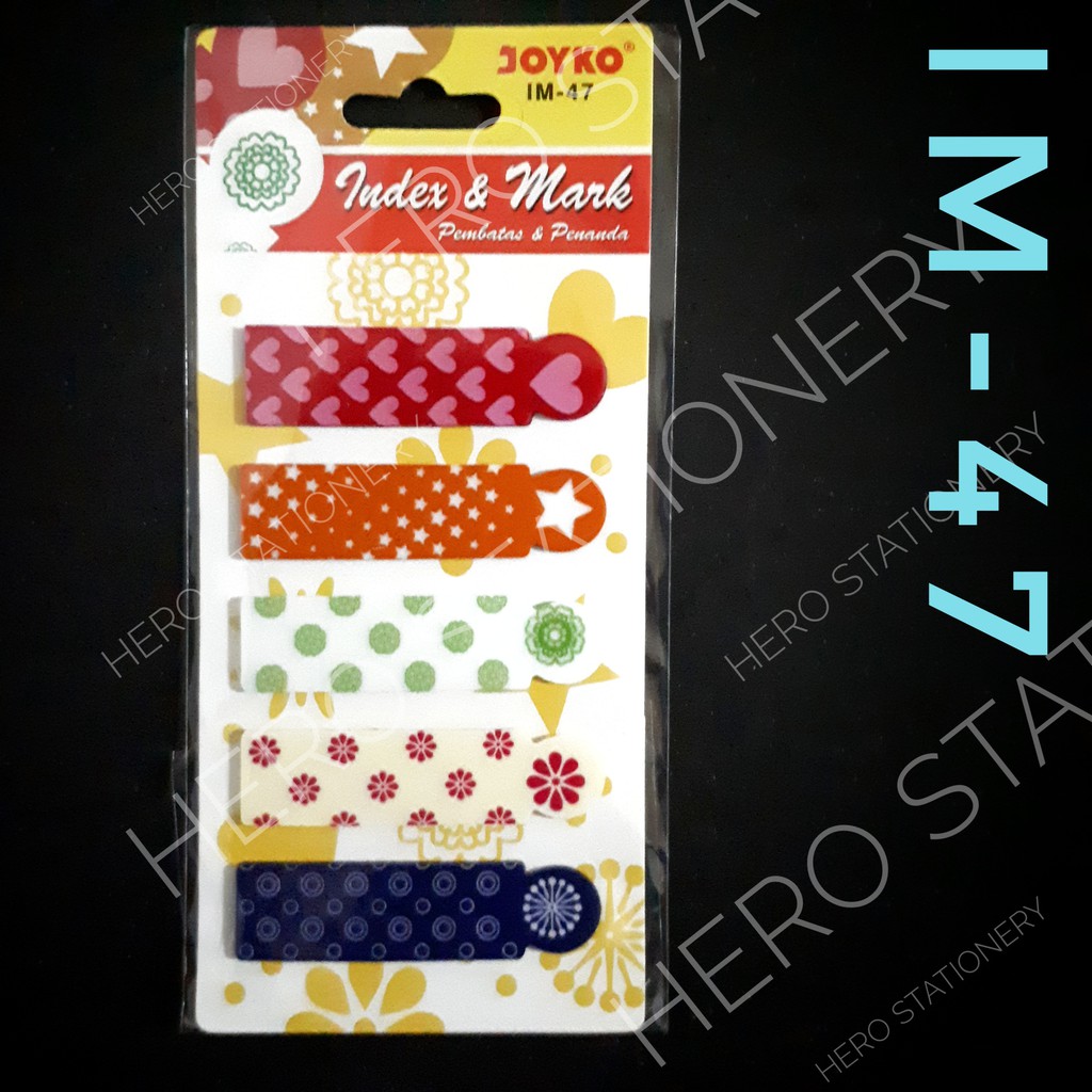 

Stiker pembatas buku joyko motif fancy imut IM-47