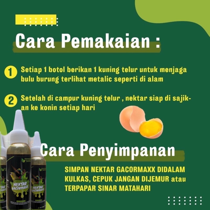 NEKTAR GACORMAXX NEW 100 ml tutup LANCIP