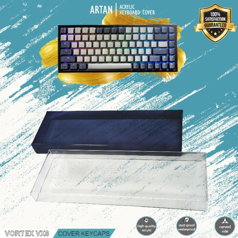 VortexSeries VX8 ACRYLIC KEYCAPS COVER PELINDUNG CAPS KEYBOARD MECHANICAL