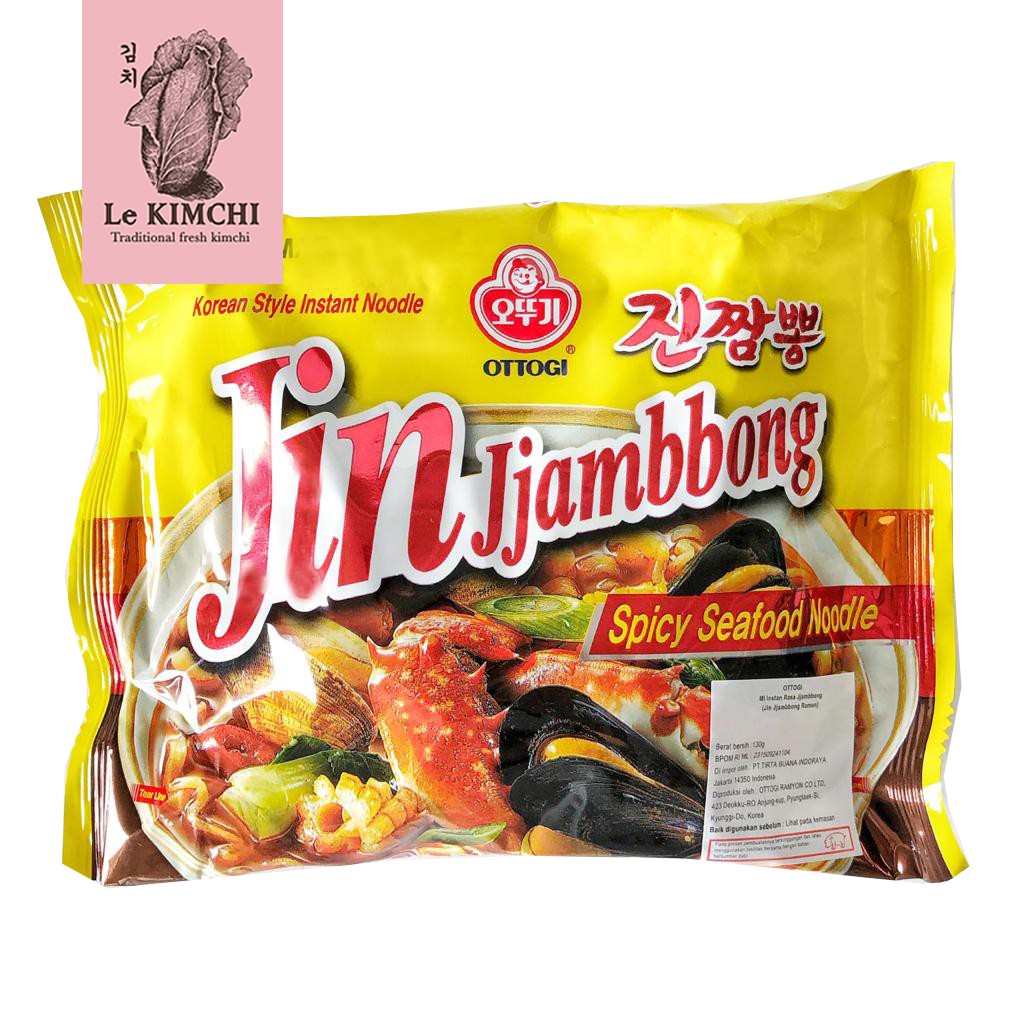 

Ottogi - Jin Ramen Jjambbong - Seafood Jin Ramyun - Mie Instan Korea