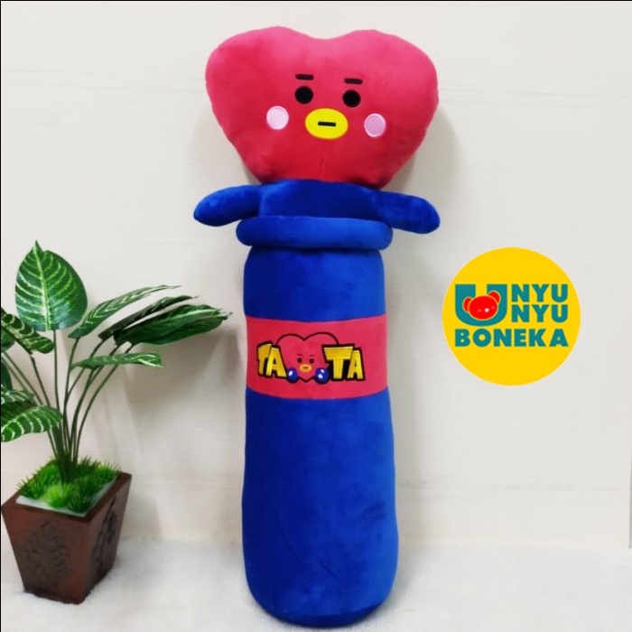 Bantal Guling Lembut 60cm 70cm Boneka bts cooky shooky chimmy rj koya mang tata bt21