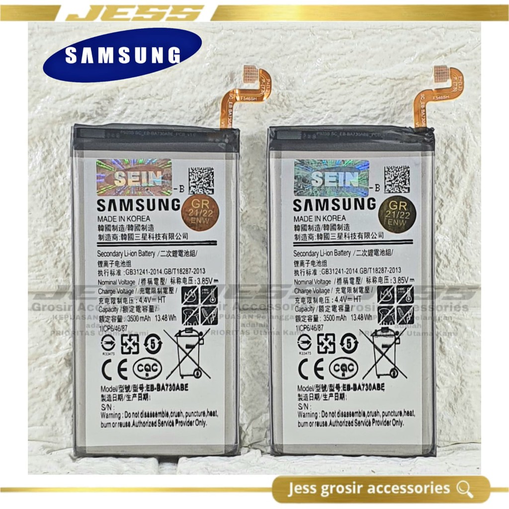 Baterai Battery Samsung Original Galaxy A8+ 2018 &amp; A8 Plus &amp; A730 &amp; A730F &amp; SM-A730F Kode Batre EB-BA730ABA &amp; EB-BA730ABE