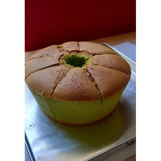 

chiffon cake pandan