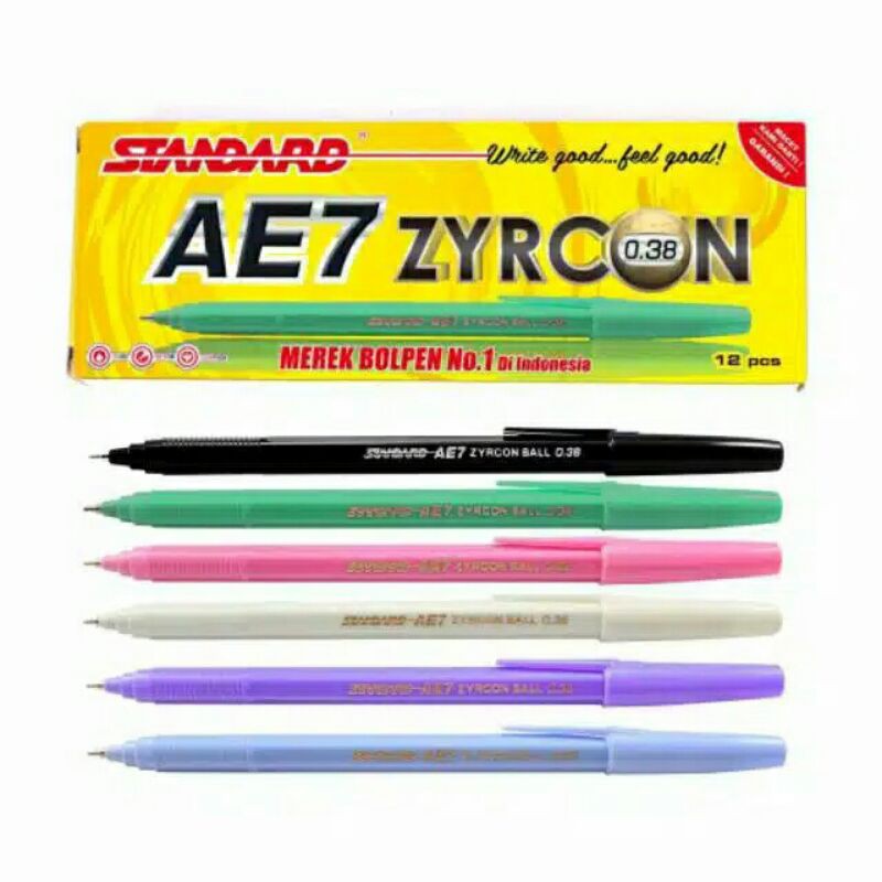 

Pulpen AE7 Zyrcon 0.38 Mm Standard Per Lusin