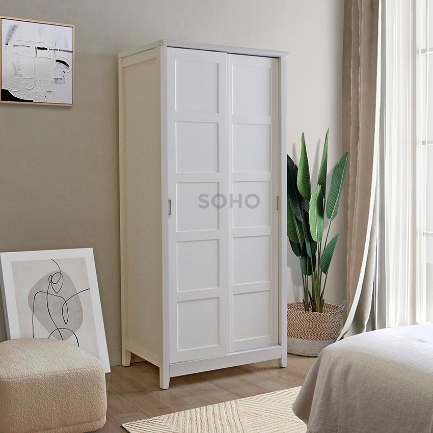 SOHO.ID Ashley Wardrobe Sliding - Lemari Pakaian Geser Minimalis