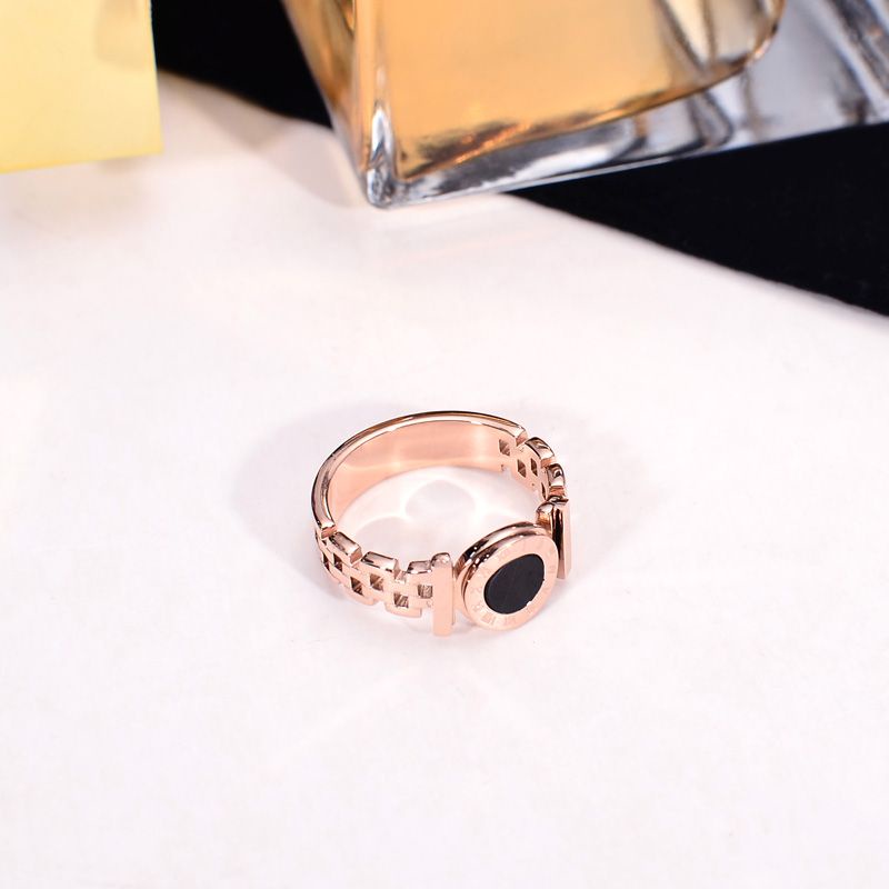 Cincin Titanium Bvl Rosegold Wanita Korean Anti Karatan