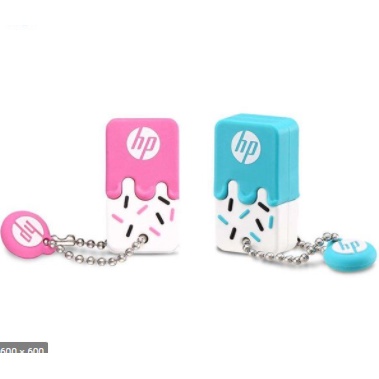 USB Flash disk V178P pink 64 GB  HP V178 B blue 64GB original bahan karet