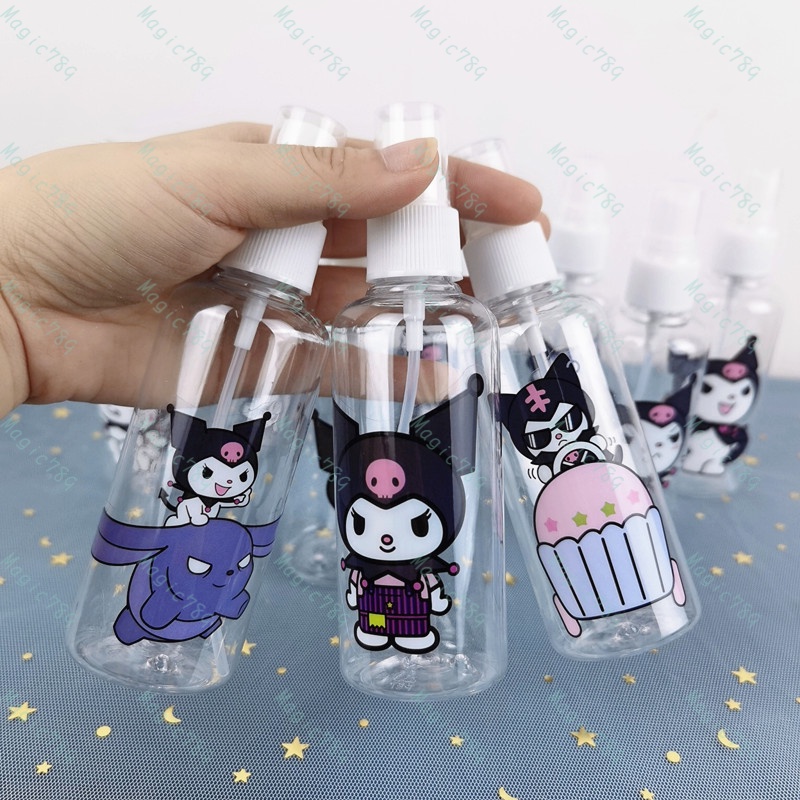 Magic789 Cartoon Kuromi 100ML Plastic Spray Bottle for Cosmetic Perfume Travel Size Bottles