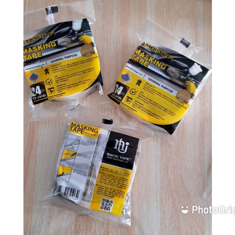 

MASKING TAPE NACHI 24 MM/ 1 inch / ISOLASI KERTAS