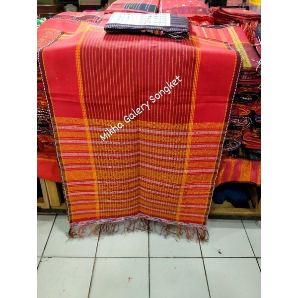 Ulos Ragihotang Merah Silver Bagus+Ulos Holong+Ulos Panoropi