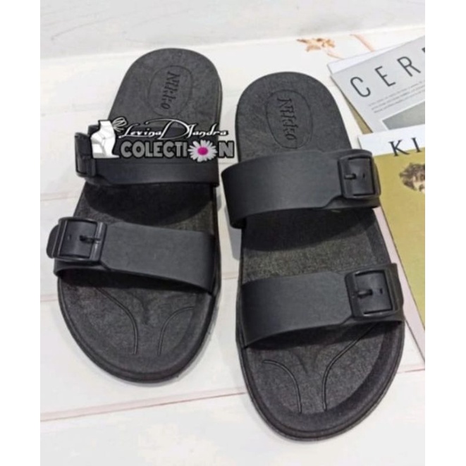 Sandal Selop Gesper &amp;  ban 2 keren