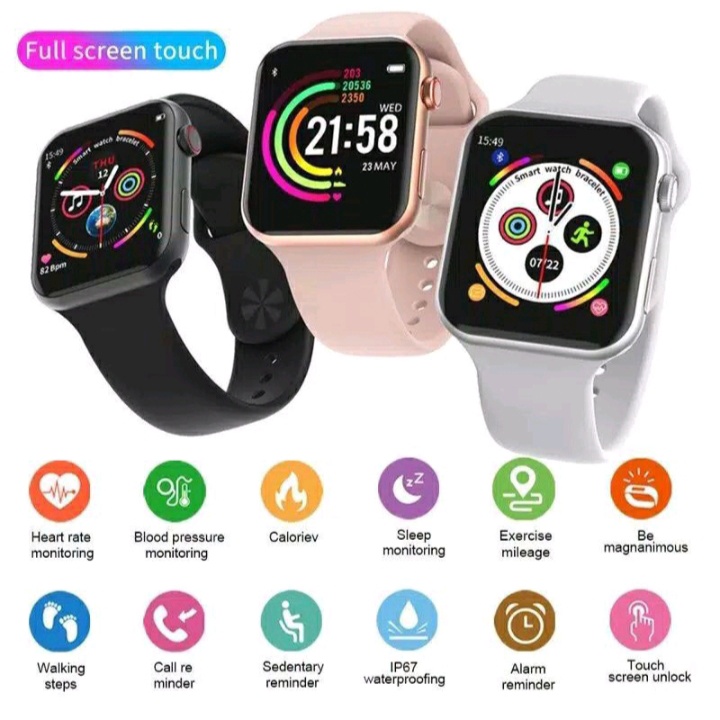 New Series Jam Tangan Smart Watch T500 Support Ios Android Premium Quality