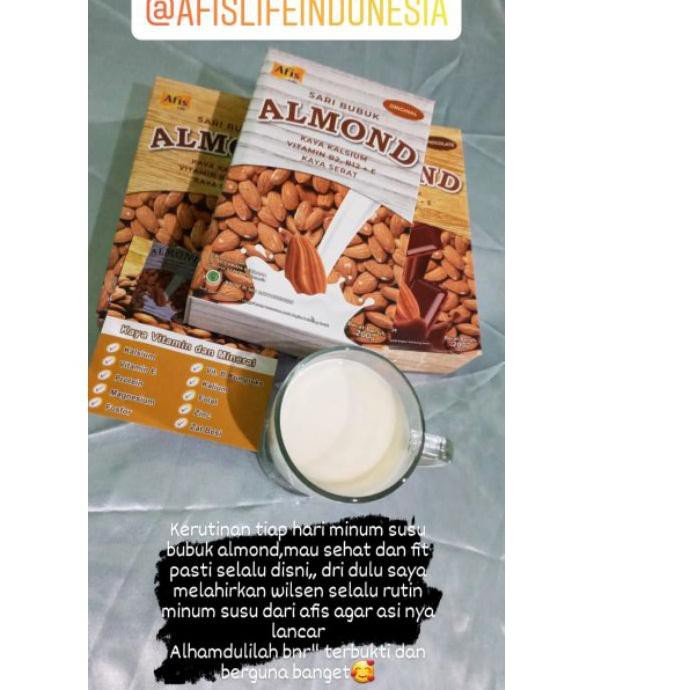 

TERBAIK..!! Afis Life Sari Bubuk Almond 200gr (MInuman Kesehatan Keluarga) 4J