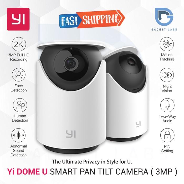 Yi Dome Camera U 1296P 3Mp Cctv Ip Camera - Yi Dome U Garansi Resmi