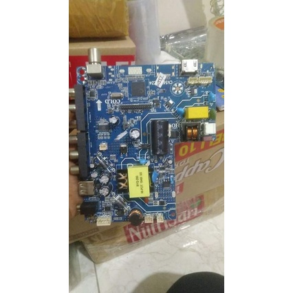 MB - MAINBOARD - MOTHERBOARD - MOBO - MICOM - MODUL - MESIN TV LED POLYTRON PLD24D1852 - PLD24D9050 