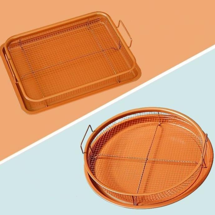 Cooper Crisper Tray Oven Tray Peniris Minyak Cooling Rack