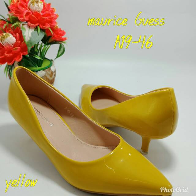 guess yellow heels