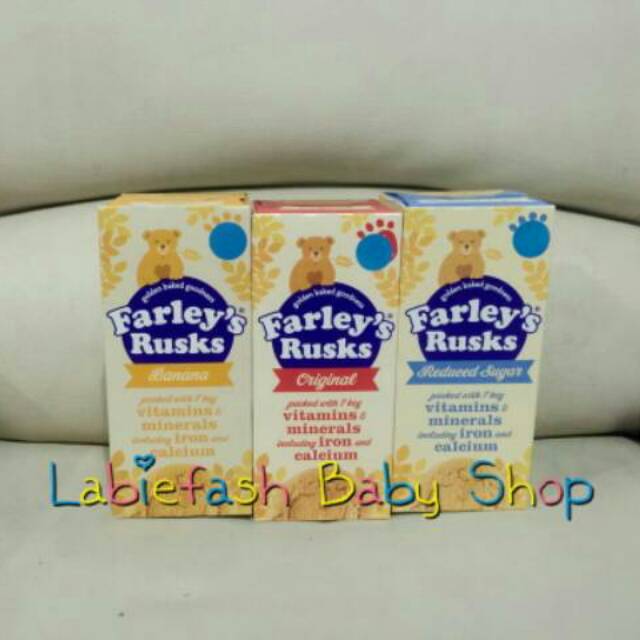 Heinz Farleys Rusk / Farley Rusk / Biskuit  Farleys / Cemilan Bayi / Farley'S Rusk / Rusk Farley
