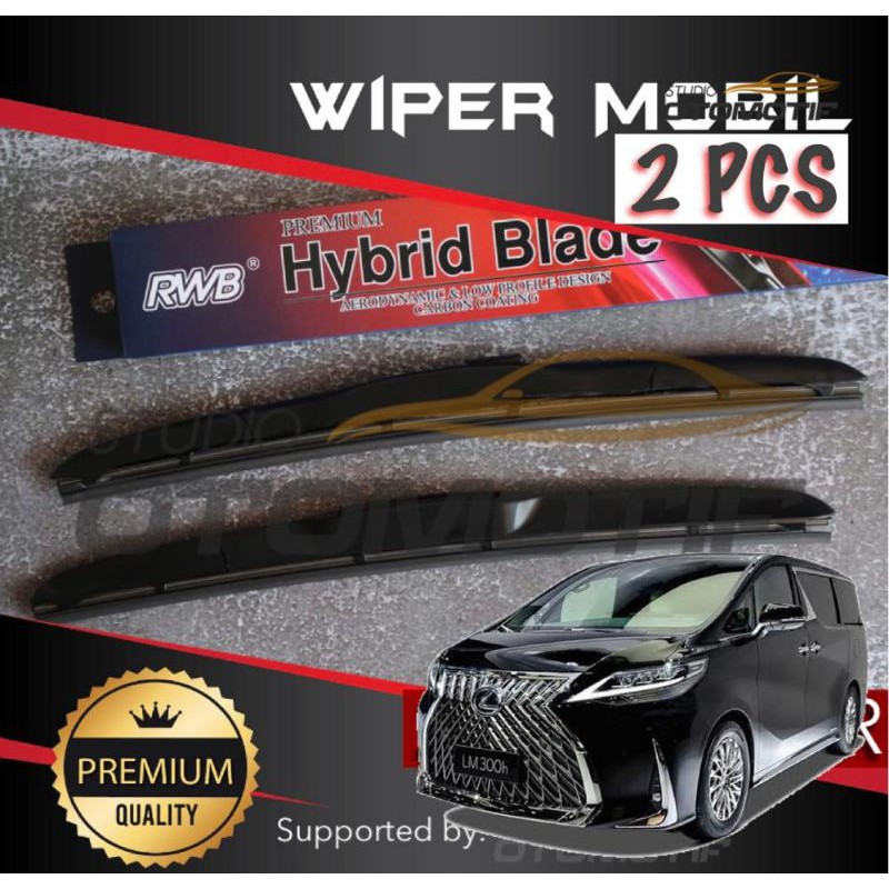 WIPER LEXUS LM350 RWB HYBRID GRAPHITE 2 PCS