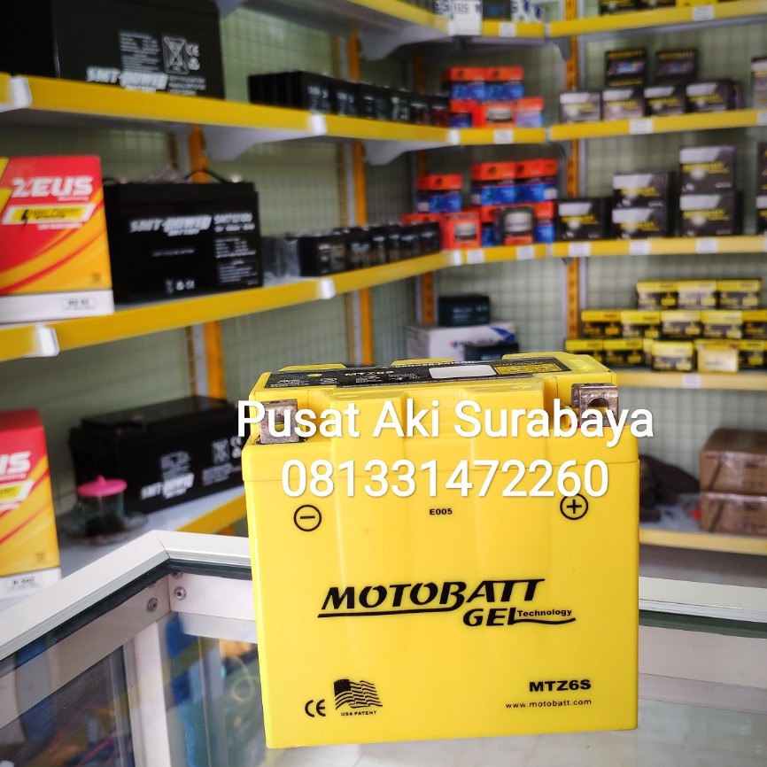 TERBAIK MOTOBATT MTZ6S AKI KERING GEL VARIO CBR SATRIA CRF PCX GTZ6V YTZ6V MTZ6S ACCU SEPEDA MOTOR