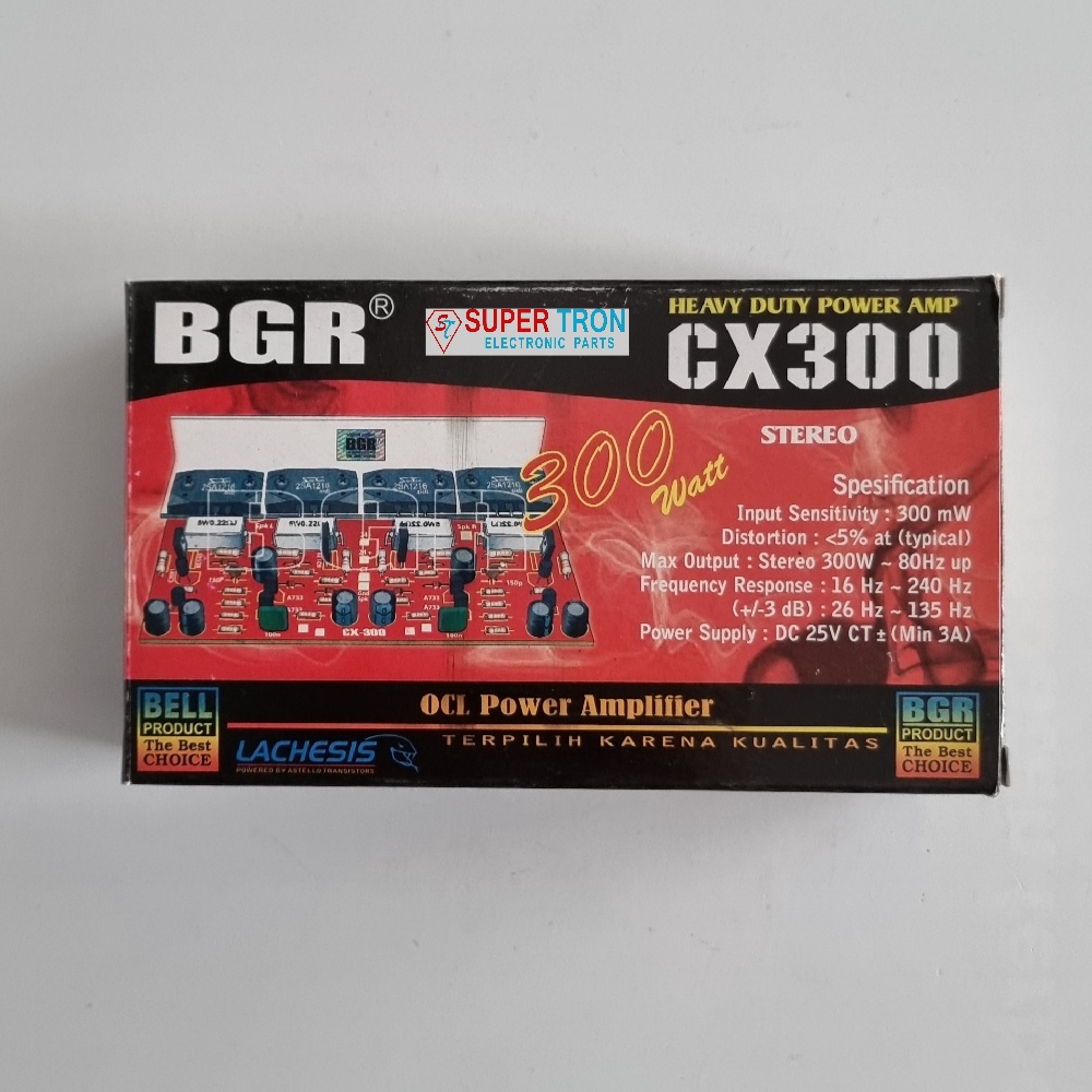 Kit Power Stereo CX 300 BGR