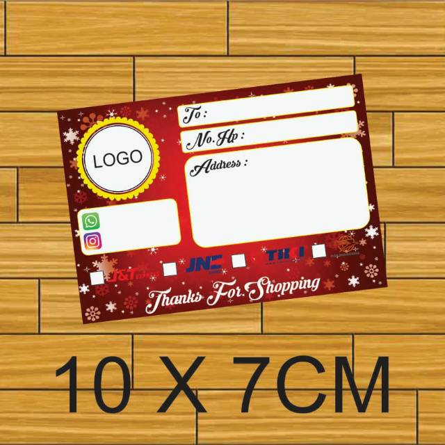 

Label pengiriman/perlengkapan olshop