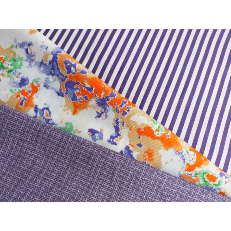 

3 lembar katun jepang ukuran @ 50cm x 150cm