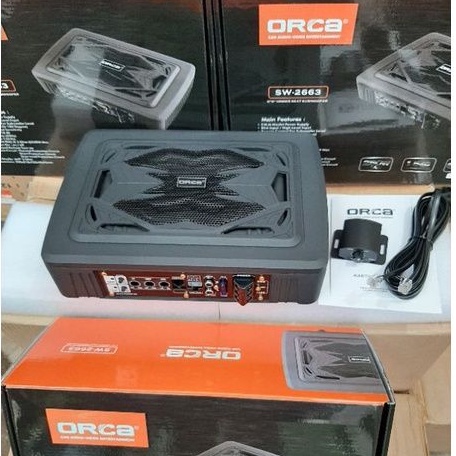 Subwoofer ORCA Kolong Jok Mobil Subwoofer Kolong Aktive ORCA 2663