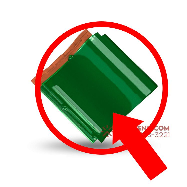 Genteng Keramik M Class Badan Utama Warna Green Kw 2