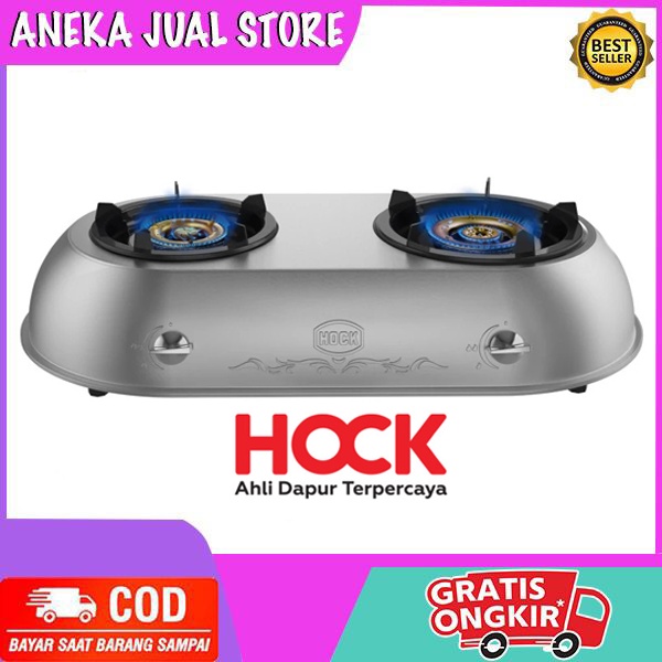 HOCK HP-220DM DWI MUTIARA Kompor Gas 2 Tungku - ORIGINAL