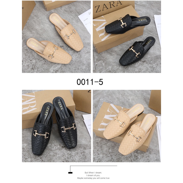 ZR  Horsebit Mule Flat #0011-5