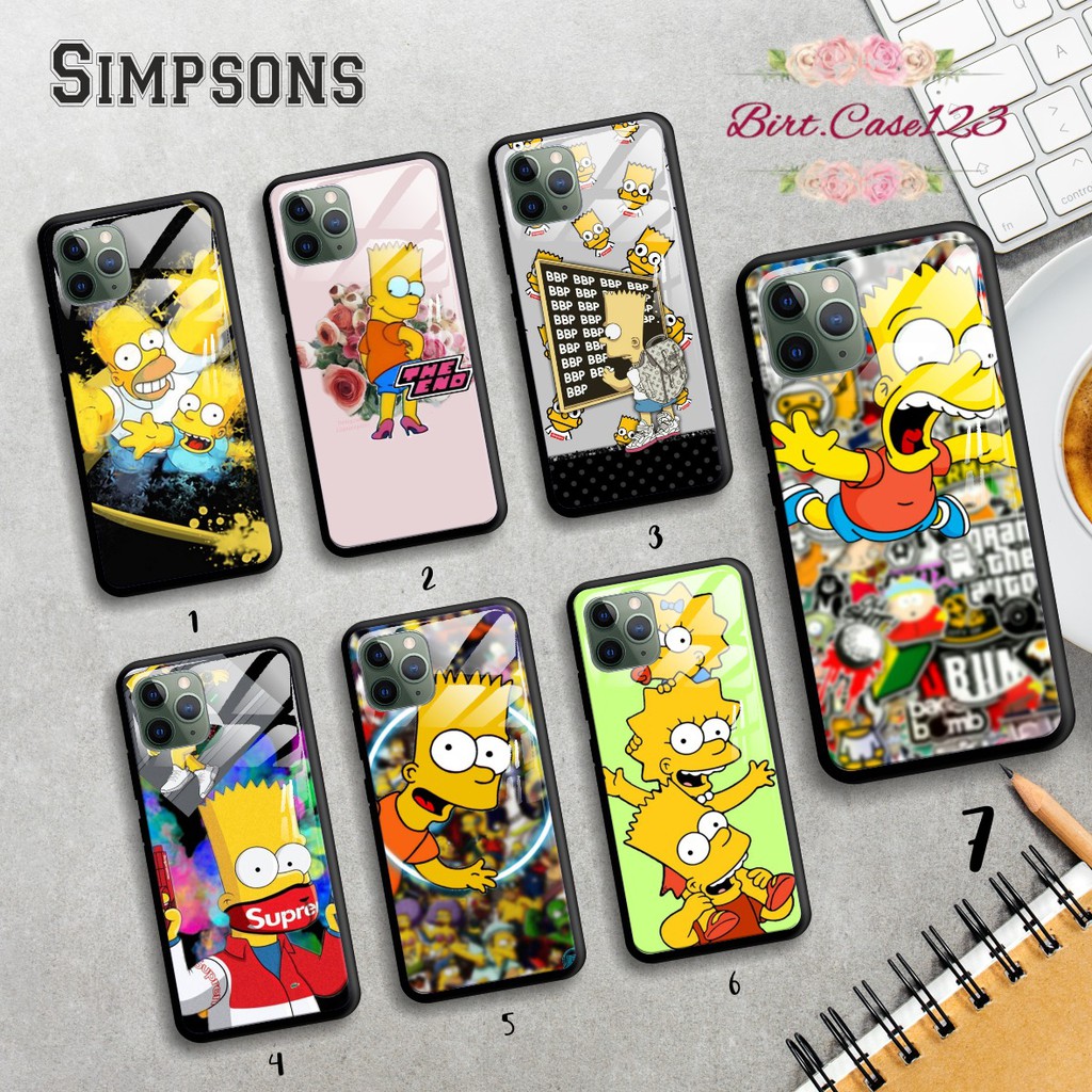 Back case glass SIMPSONS Samsung J2prime G530prime A01 CORE A20 A30 A20s A50 A50s A21s A01 BC1543