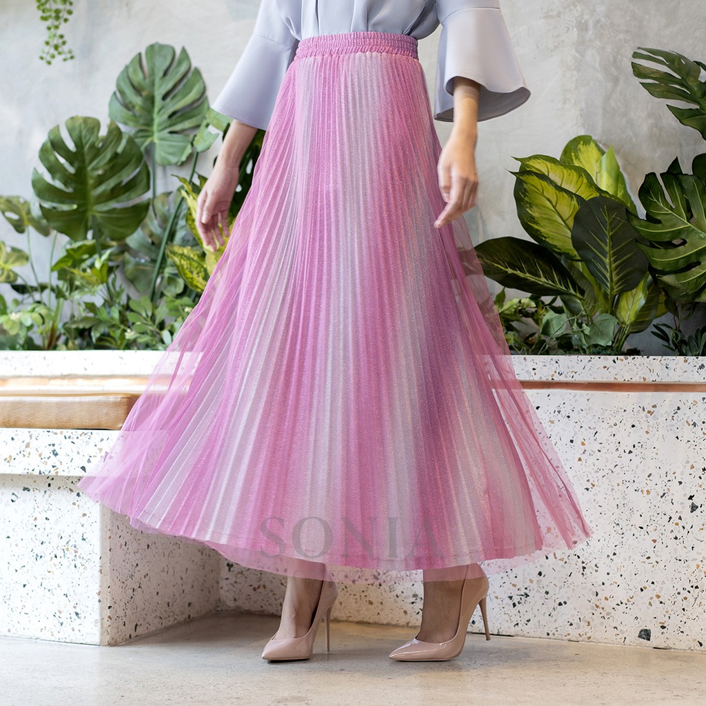 

Sonia - Lola Skirt / Rok Glitter Tutu Pelangi / Rok Panjang Pesta by SONIA / R1965