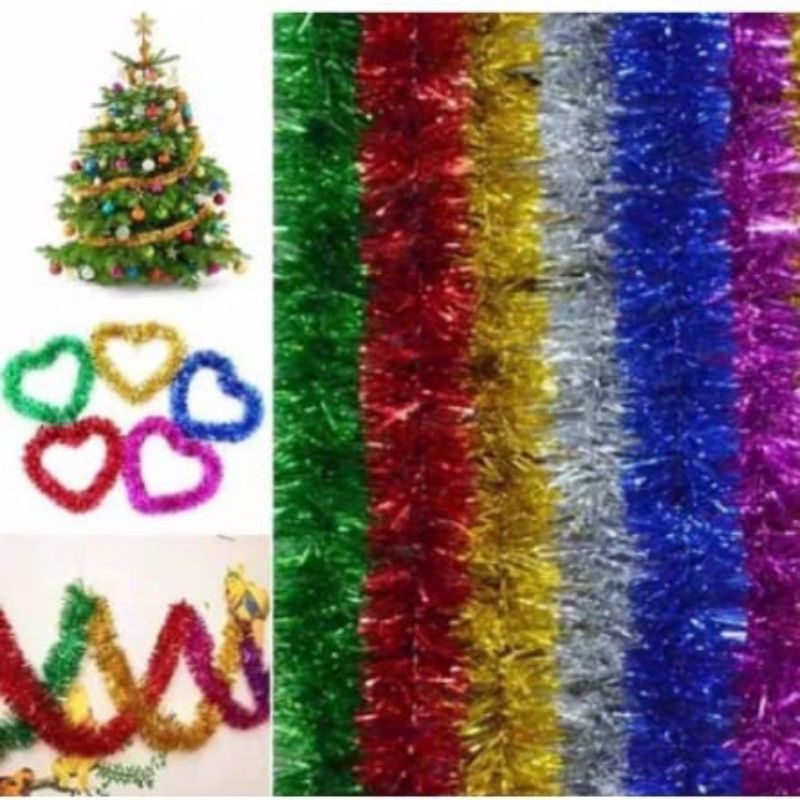 

Slinger polos/ Rumbai warna warni/hiasan parcel/hiasan natal