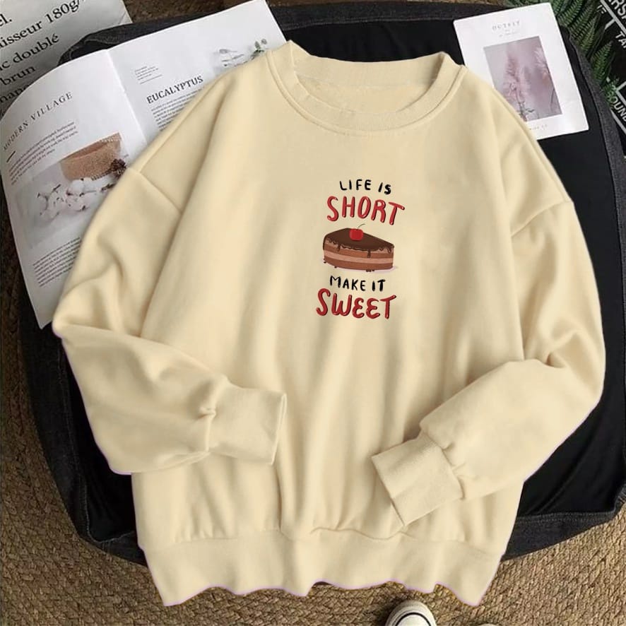 MAKE IT SWEET SWEATER UNISEX - ATASAN TEBAL TERLARIS