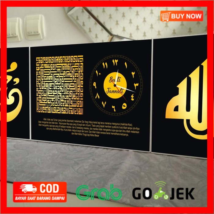 

(BISA COD) Jam Kaligrafi Pictbox