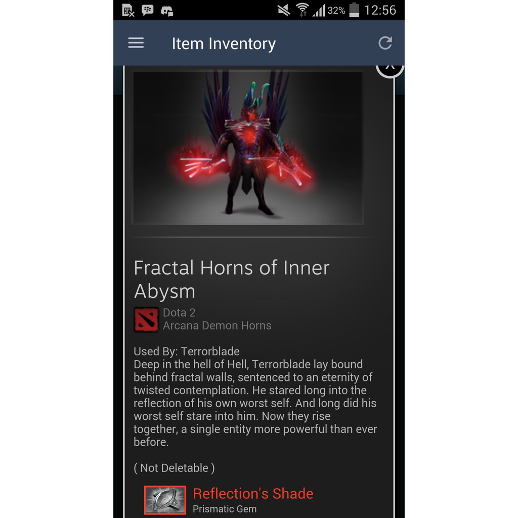 Fractal Horns of Inner Abysm (Arcana TerrorBlade)