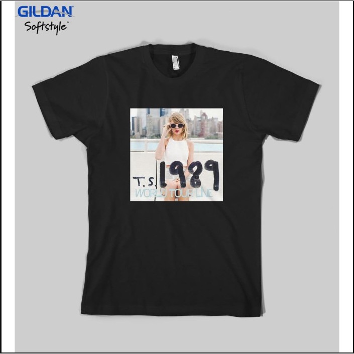 Galtoob - Kaos Band - Taylor Swift - Tour 1989 - Hitam