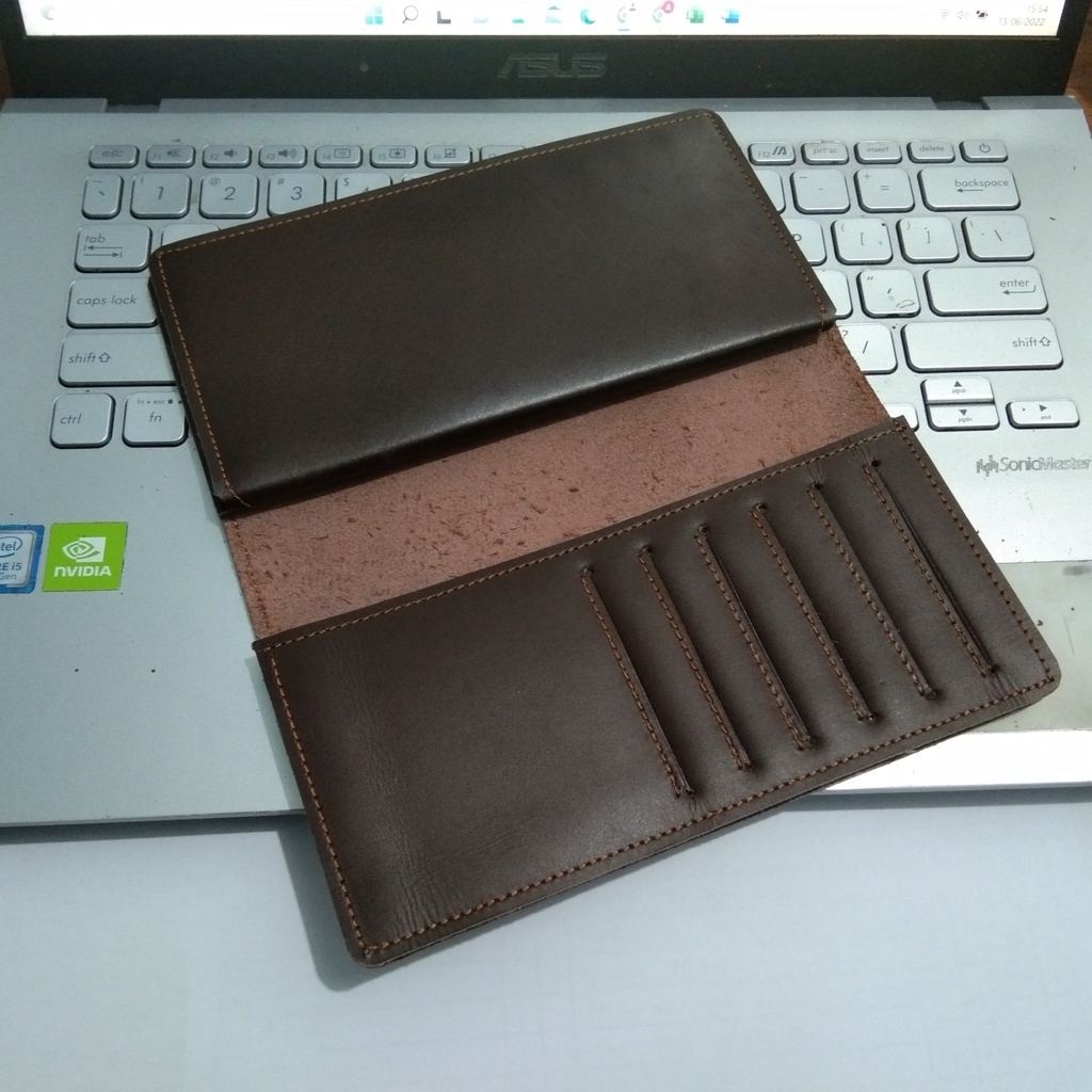 dompet panjang hp full kulit asli