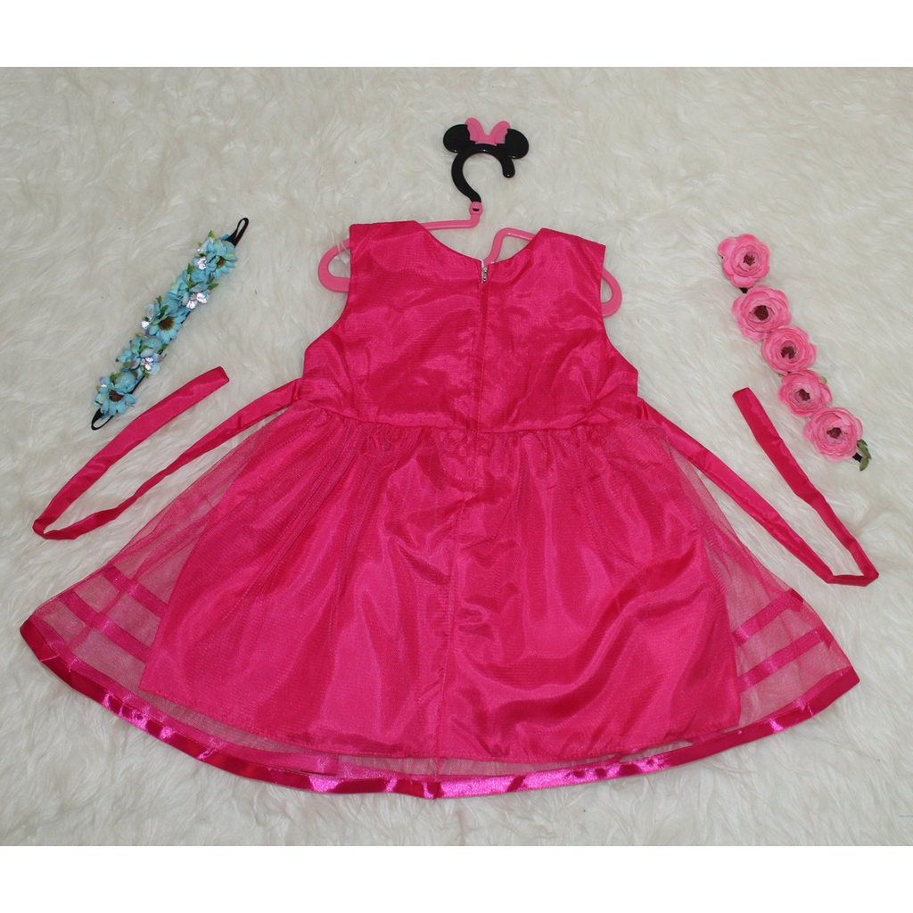 Dress kids Sari/Dress Anak Perempuan / Gaun Pesta Anak Umur 3-5 tahun/Brukat Kombi Tutu