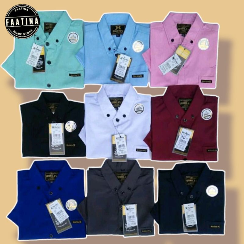 KEMEJA PENDEK POLOS | KEMEJA POLOS | KEMEJA PRIA