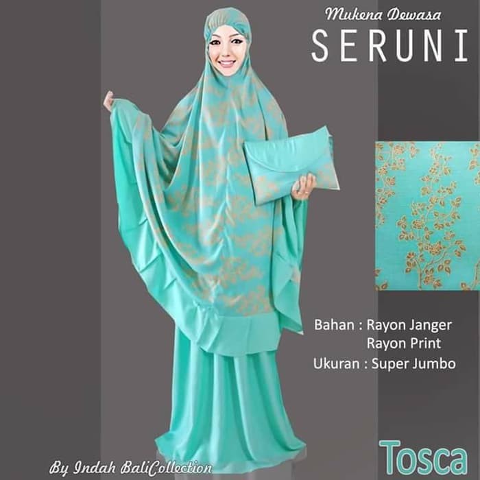 MUKENA BALI EXCLUSIVE / MUKENA KATUN TERBARU ADEM / MUKENA JUMBO Berkualitas