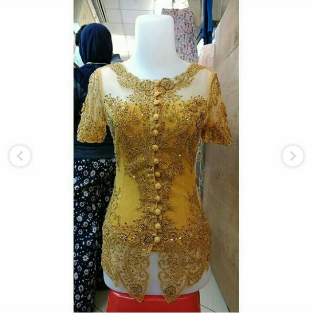 Kebaya payet krah oblong