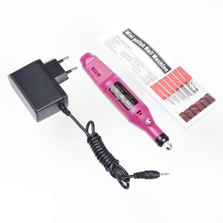 Biutte.co Electric Nail Manicure Pedicure Device / Alat Perawatan Kuku - JMD-100 - Pink