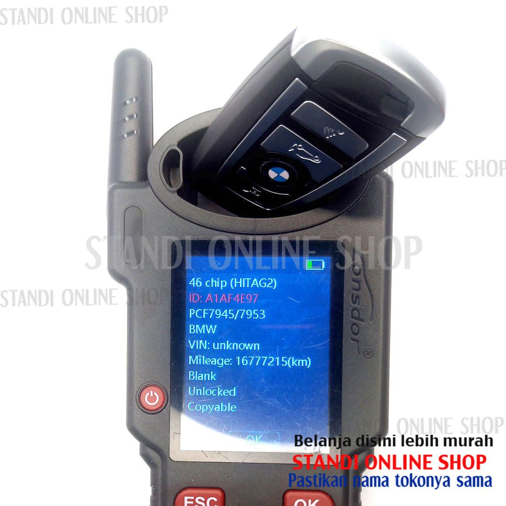 Remote Komplit Kunci Lipat BMW E60 CAS2 Flip Key Immobilizer Chip