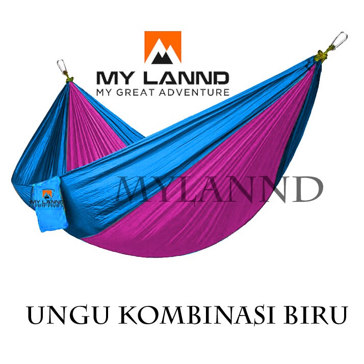 (Bisa COD) Hammock MYLANND kombinasi 2 warna